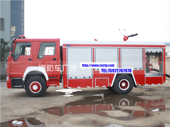 重汽豪沃8噸泡沫消防車圖片 重汽豪沃8噸泡沫消防車圖片