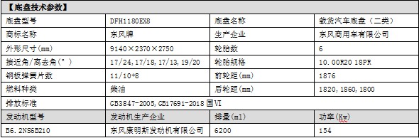 國六15噸東風(fēng)天錦灑水車底盤技術(shù)參數(shù) 國六15噸東風(fēng)天錦灑水車底盤技術(shù)參數(shù)