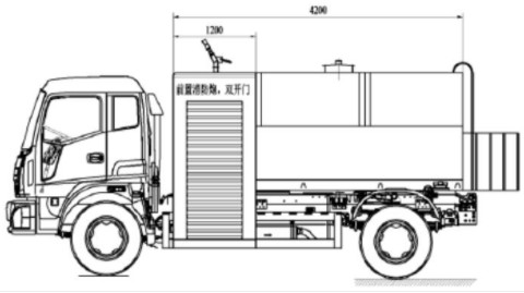 消防灑水車(chē)總成型式及結(jié)構(gòu) 消防灑水車(chē)總成型式及結(jié)構(gòu)